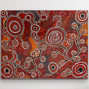"Minyma Kutjara Munu Ngura" Daisybell Kulyuru 119cm x 93cm