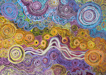Load image into Gallery viewer, "Piltata Tjukurpa" original Aboriginal painting by Rhoda Tjitayi, 198cm x 141cm - authentic Indigenous Australian artwork
