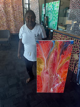 Load image into Gallery viewer, &quot;Pantu (Salt Lake)&quot; Janice Stanley 60cm x 120cm
