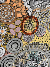 Load image into Gallery viewer, &quot;Budgerigar Dreaming &amp; Bush Tucker&quot; Julieanne Nungurrayi Turner 119cm x 79cm
