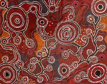 Load image into Gallery viewer, "Minyma Kutjara Munu Ngura" original Aboriginal painting by Daisybell Kulyuru, 119cm x 93cm - authentic Indigenous Australian artwork
