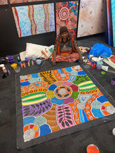 Load image into Gallery viewer, &quot;Women&#39;s Body Painting&quot; Debra Nangala McDonald 122cm x 125cm
