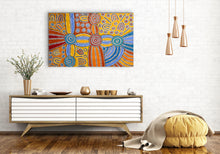 Load image into Gallery viewer, &quot;Women&#39;s Dreaming&quot; Debra Nangala McDonald 120cm x 80cm
