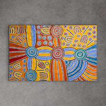 Load image into Gallery viewer, &quot;Women&#39;s Dreaming&quot; Debra Nangala McDonald 120cm x 80cm
