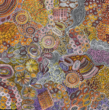 Load image into Gallery viewer, &quot;My Country (Utopia)&quot; Janet Golder Kngwarreye 90cm x 91cm
