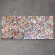 Load image into Gallery viewer, &quot;Bush Yam Dreaming&quot; Janet Golder Kngwarreye 199cm x 86cm
