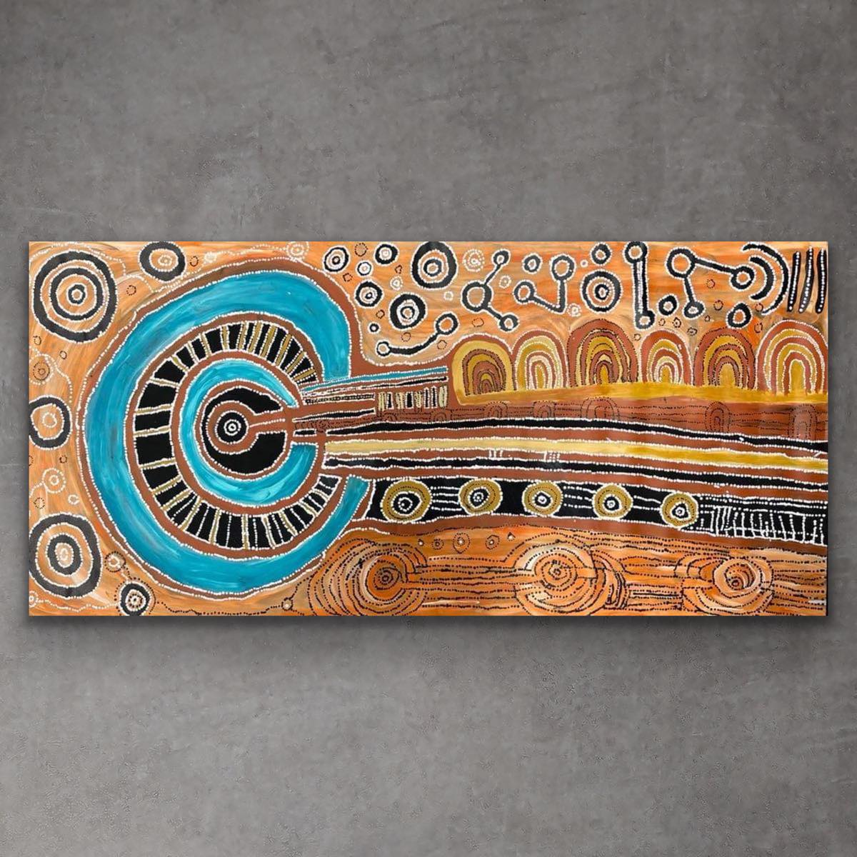"Minyma Malilu Tjukurrpa" Carolanne Ken 202cm x 96cm