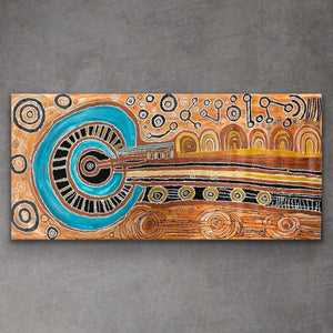 "Minyma Malilu Tjukurrpa" Carolanne Ken 202cm x 96cm