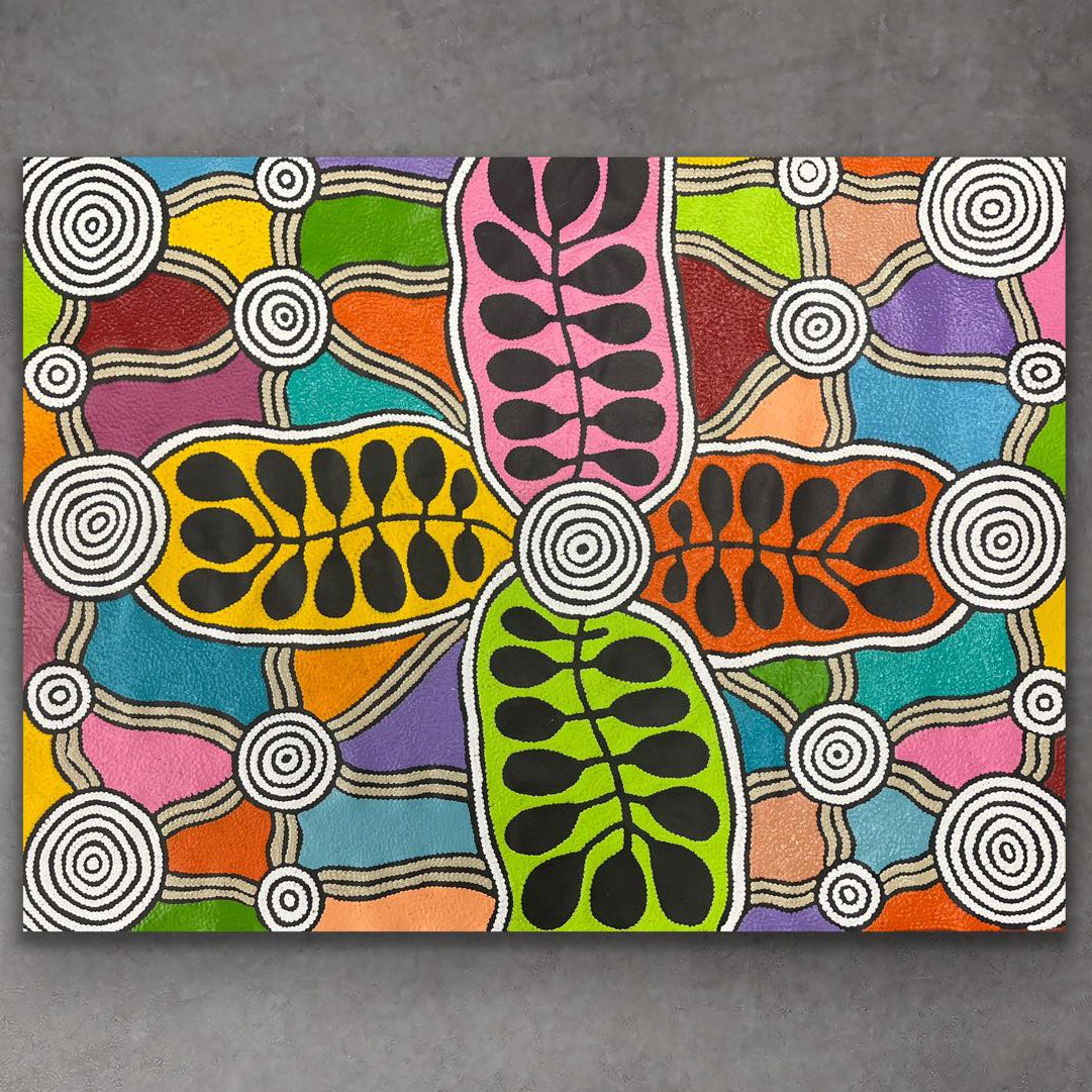 "Women's Body Paint" Debra Nangala McDonald 123cm x 93cm