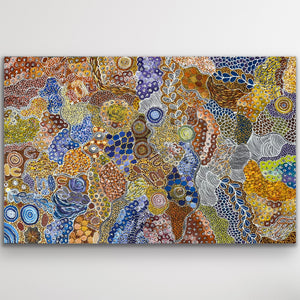 "My Country (Utopia)" Janet Golder Kngwarreye 200cm x 126cm