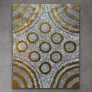 "Bush Onion" Nancy Martin Napangarti 60cm x 75cm