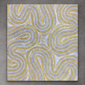 "Sand Dunes (Tali)" Gwenda Turner Nungurrayi 89cm x 85cm