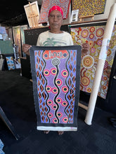 Load image into Gallery viewer, &quot;Warlukurlangu Jukurrpa&quot; (Fire Dreaming) Vivienne Nakamarra Kelly 93cm x 42cm
