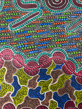 Load image into Gallery viewer, &quot;Ngurlu (Seed Dreaming)&quot; Vivienne Nakamarra Kelly 117cm x 91cm
