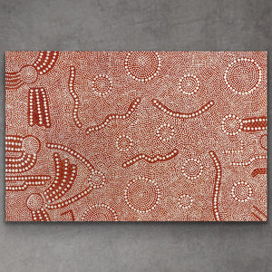 "Bush Onion" Nancy Martin Napangarti 120cm x 79cm