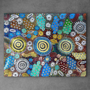 "Bush Plum Dreaming" June Bird 152cm x 117cm