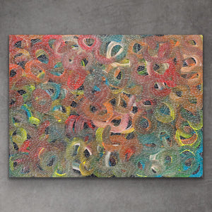 "Bush Plum" Gracie Morton Pwerle 129cm x 95cm