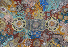 Load image into Gallery viewer, &quot;Bush Flowers&quot; Bernadine Johnson Kemarre 90cm x 130cm
