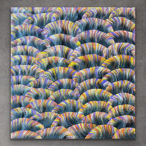 "Sand Dunes (Tali)" Maureen Nampijinpa Hudson 94cm x 97cm