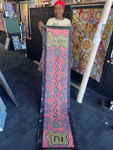 Load image into Gallery viewer, &quot;Warlukurlangu Jukurrpa&quot; (Fire Dreaming) Vivienne Nakamarra Kelly 190cm x 35cm
