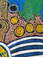 Load image into Gallery viewer, &quot;Minma Malilu&quot; Clarise Tunkin &amp; &quot;Waterhole&quot; Joshua Pegg 118cm x 206cm *
