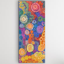 Load image into Gallery viewer, "Piltati Tjukurpa" original Aboriginal painting by Rhoda Tjitayi, 201cm x 85cm - authentic Indigenous Australian artwork

