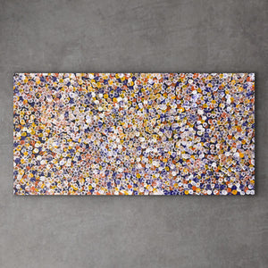 "Bush Plums" Bessie Pitjara 94cm x 48cm