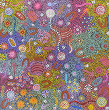 Load image into Gallery viewer, &quot;Women Looking For Bushtucker&quot; Irene Gorey Nampijinpa 90cm x 88cm
