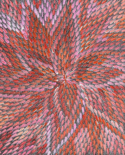 Load image into Gallery viewer, "Bush Medicine Leaves" original Aboriginal painting by Bernadine Johnson Kemarre, 47cm x 40cm - authentic Indigenous Australian artwork
