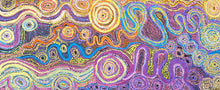 Load image into Gallery viewer, "Pututju (Caterpillar Dreaming)" original Aboriginal painting by Rhoda Tjitayi, 201cm x 83cm - authentic Indigenous Australian artwork
