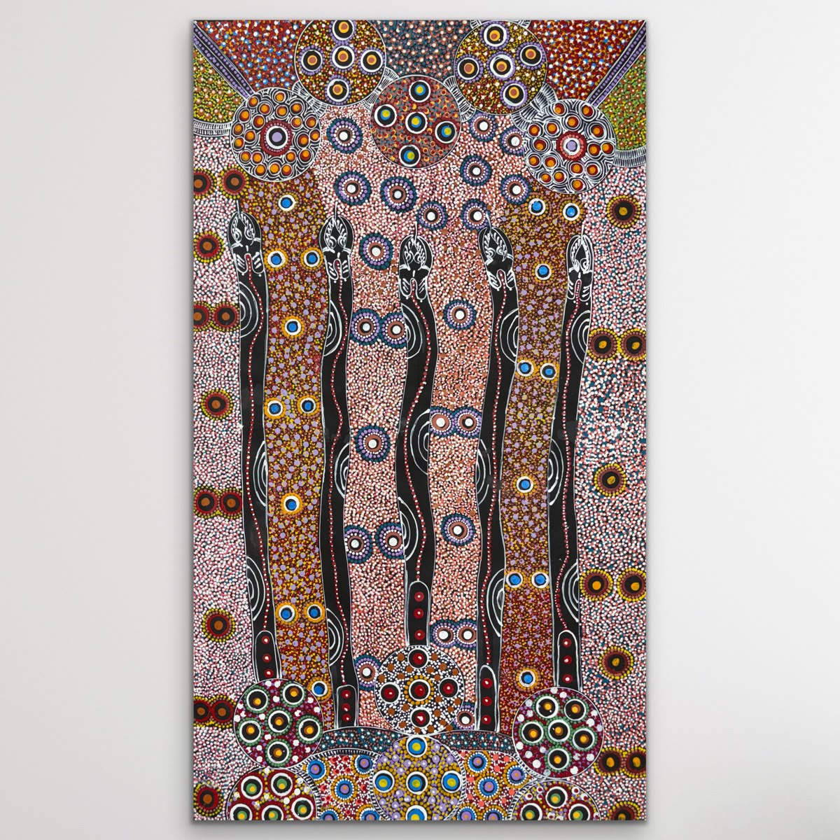 "Dreamtime Sisters" Cindy Wallace 154cm x 88cm