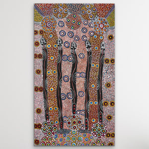 "Dreamtime Sisters" Cindy Wallace 154cm x 88cm