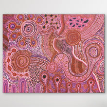 Load image into Gallery viewer, "Mamungaryi-nya" original Aboriginal painting by Renae Nakamarra Nelson, 118cm x 91cm - authentic Indigenous Australian artwork
