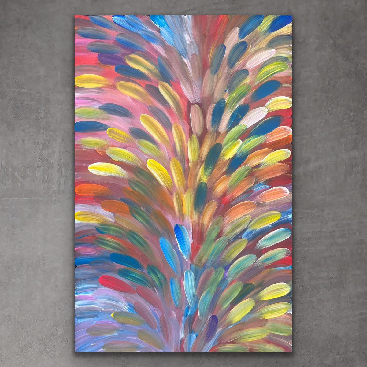 "Bush Medicine Leaves" Esther Haywood Petyarre 146cm x 94cm