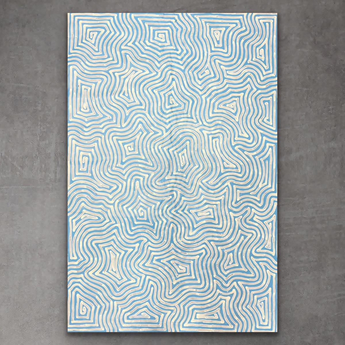 "Tingari" original Aboriginal painting by Eliza Jugadai, 148cm x 99cm - authentic Indigenous Australian artwork