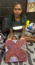 Load image into Gallery viewer, Clarise Tunkin Minma Malilu Original Aboriginal Painting 30 x 30 cm Australia
