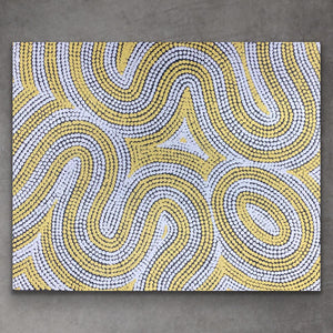 "Sand Dunes (Tali)" Gwenda Turner Nungurrayi 66cm x 52cm