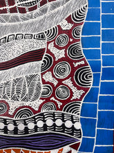 Load image into Gallery viewer, &quot;Mina Mina Dreaming Jukurrpa&quot; Alice Granites Napanangka 95cm x 118cm
