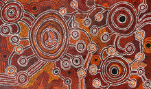 Load image into Gallery viewer, Daisybell Kulyuru with original painting "Country" - Aboriginal artist
