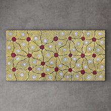 Load image into Gallery viewer, &quot;Water Dreaming&quot; Dulcie Nangala Frank 116cm x 78cm
