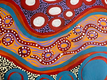 Load image into Gallery viewer, &quot;Pupu&quot; (Waterholes) Joanne Ken 199x 88cm *
