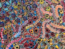 Load image into Gallery viewer, &quot;Yam Dreaming&quot; Rachael Nambula 199cm x 72cm (D)
