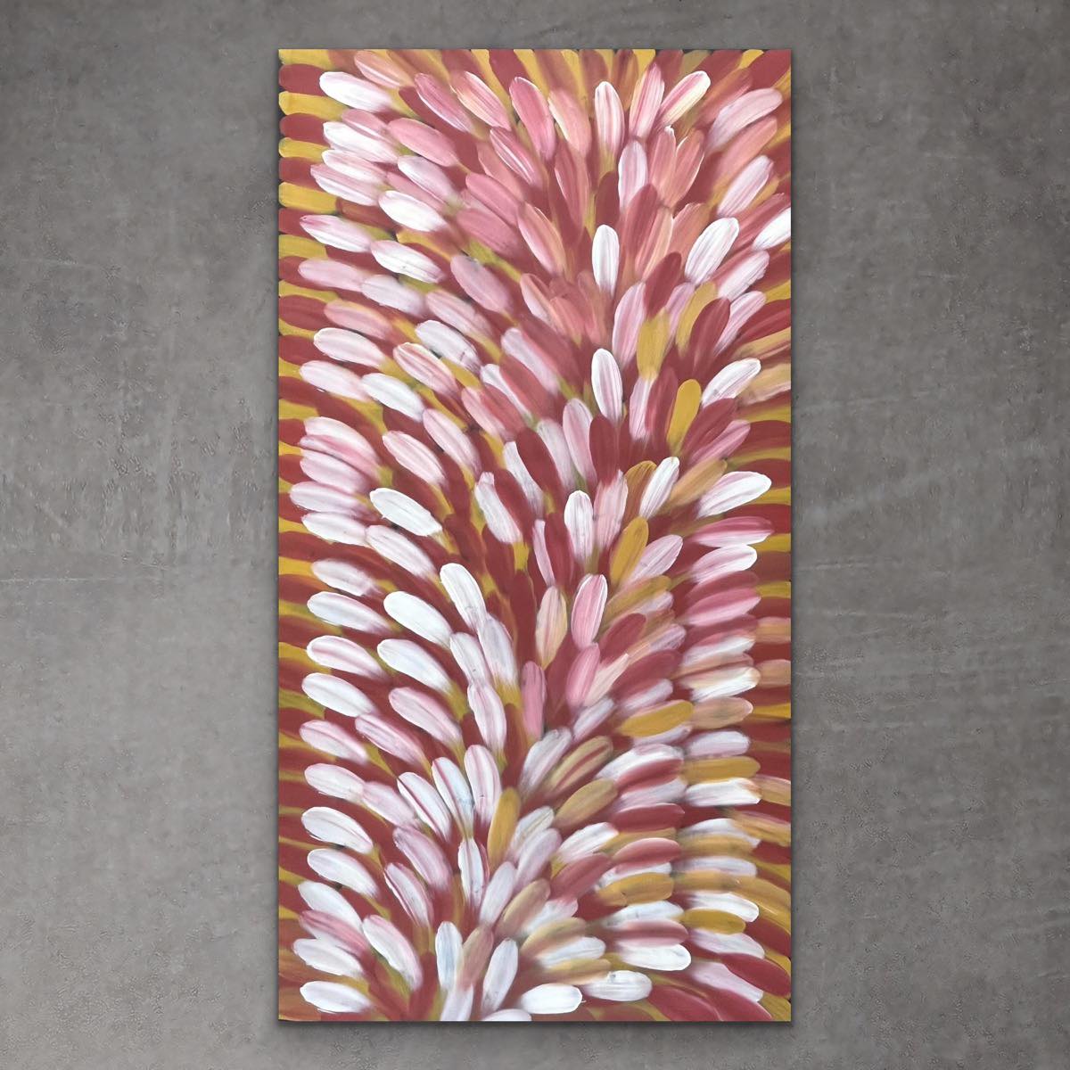 "Bush Medicine Leaves" Esther Haywood 200cm x 108cm
