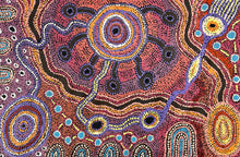 Load image into Gallery viewer, "Nguru Munu Tjukula" original Aboriginal painting by Audrey Brumby, 90cm x 60cm - authentic Indigenous Australian artwork
