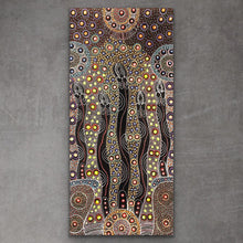 Load image into Gallery viewer, &quot;Dreamtime Sisters&quot; Cindy Wallace 106cm x 49cm
