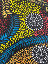 Load image into Gallery viewer, &quot;Fire Dreaming&quot; Justinna Napaljarri Sims 210cm x 92cm
