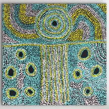 Load image into Gallery viewer, "My Grandma Country" original Aboriginal painting by Nurina Burton, 60cm x 60cm - authentic Indigenous Australian artwork
