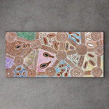 Load image into Gallery viewer, &quot;Yalka Manua Kanga Dreaming&quot; Molly Nambitjimba Peterson 205cm x 95cm
