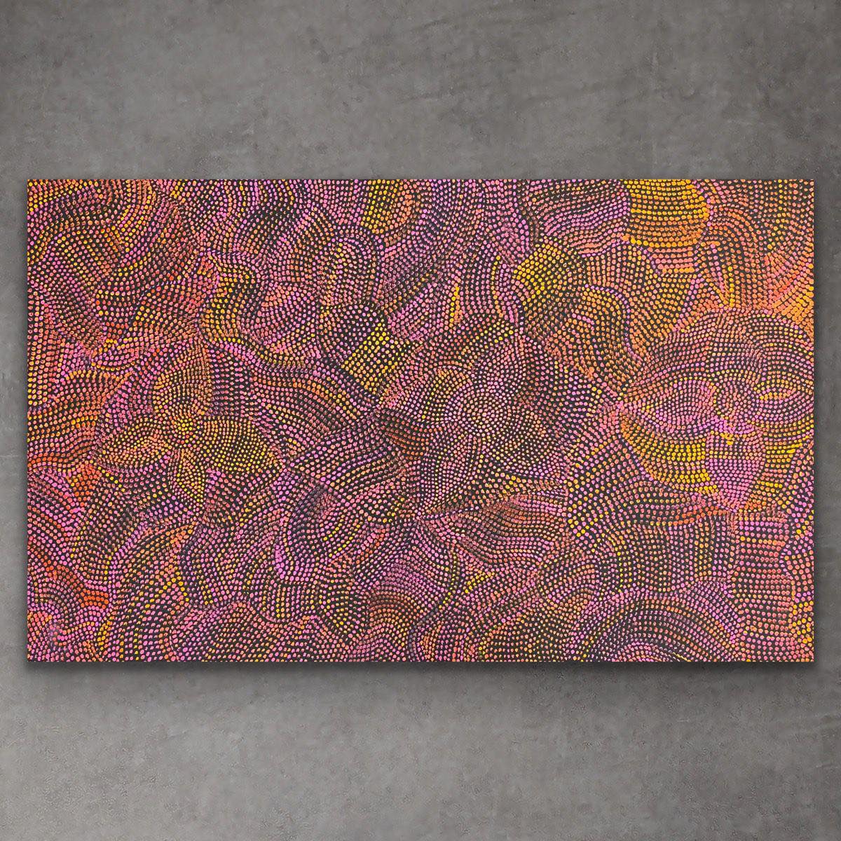 "Bush Flower" Joy Pitjara 153cm x 95cm