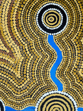 Load image into Gallery viewer, &quot;Waterholes Around Oodnadatta&quot; (Waterhole Dreaming) Felicia Wilson 100cm x 150cm
